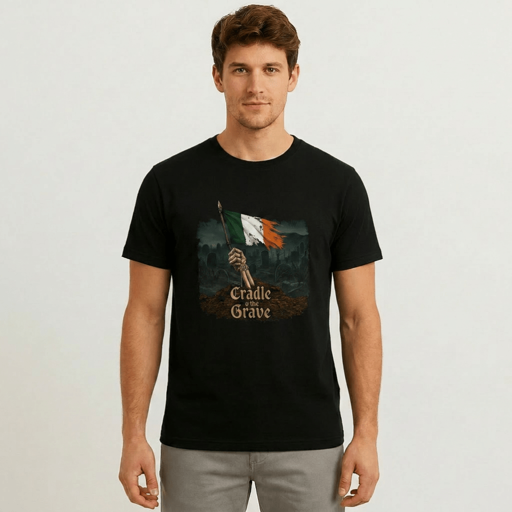 Cradle to the Grave Irish Pride T-Shirt - Lucky Clover Threads