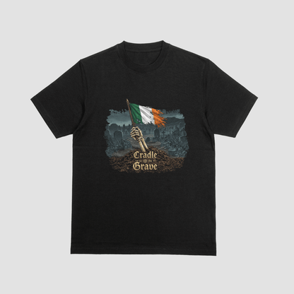 Cradle to the Grave Irish Pride T-Shirt - Lucky Clover Threads