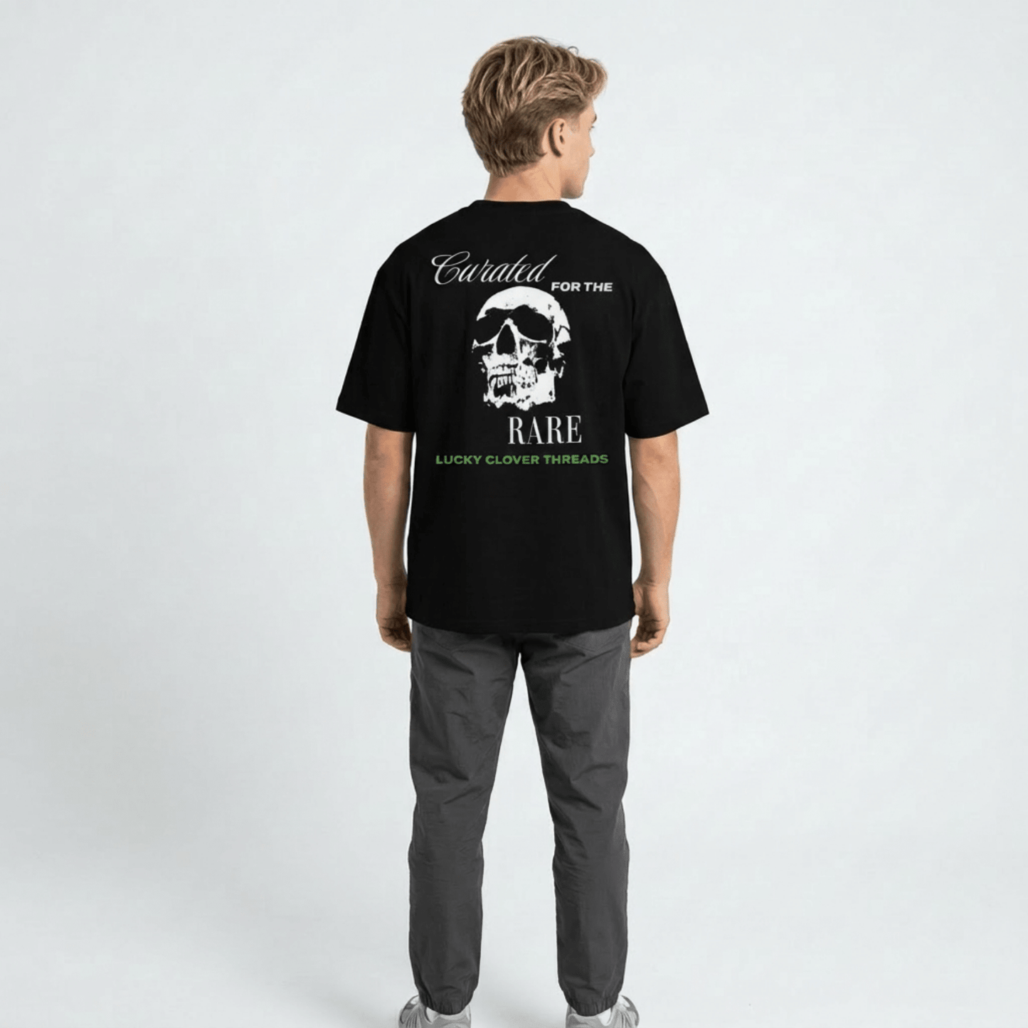Lucky Clover Threads Men's Tee - Curated for the Rare Streetwear - Rugged Worn - in Feel - Lucky Clover Threads