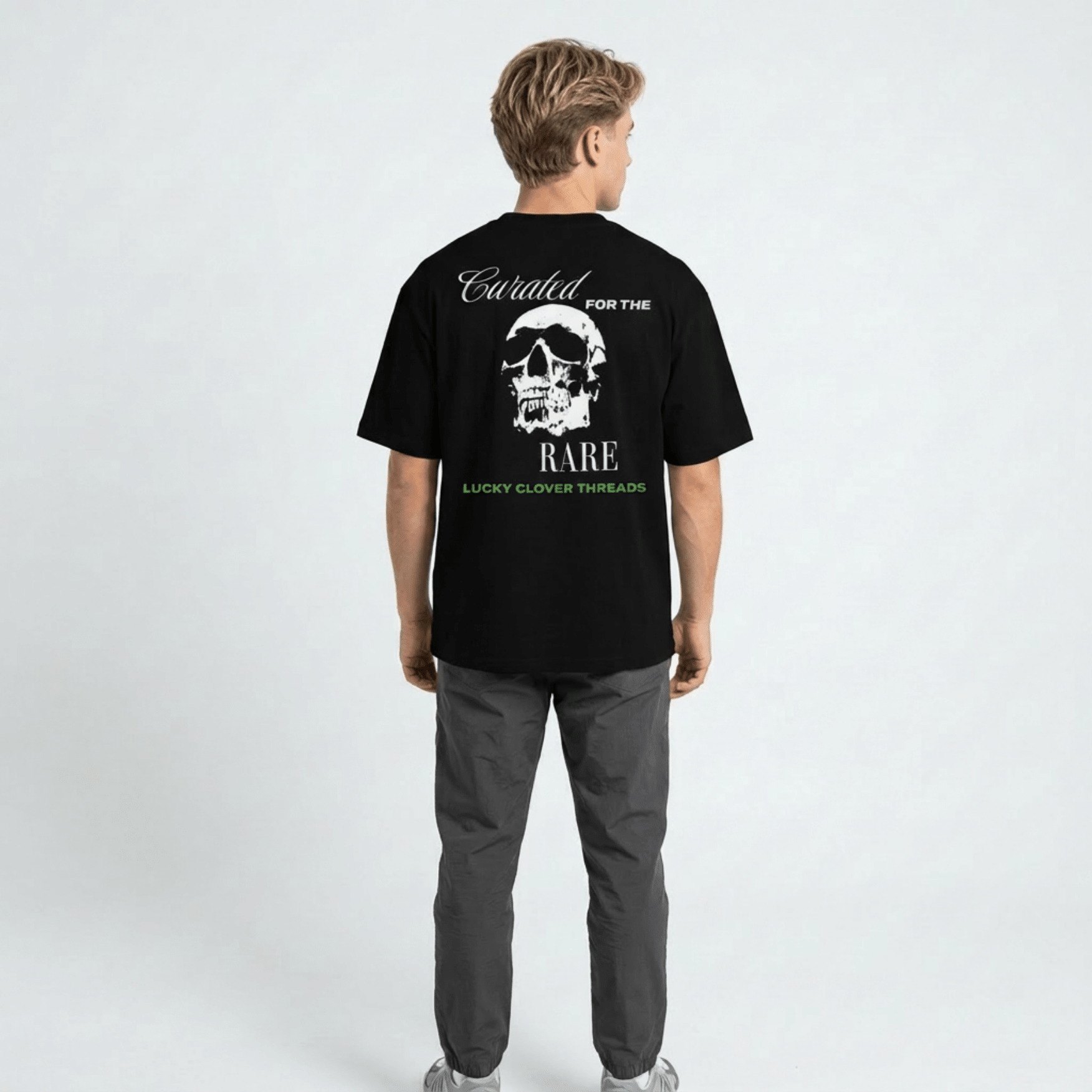 Lucky Clover Threads Men's Tee - Curated for the Rare Streetwear - Rugged Worn - in Feel - Lucky Clover Threads