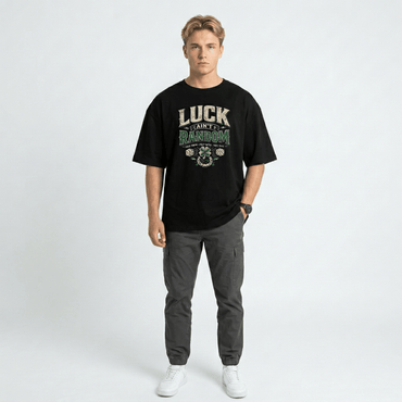 Luck Ain't Random Irish Heritage T-Shirt - Lucky Clover Threads