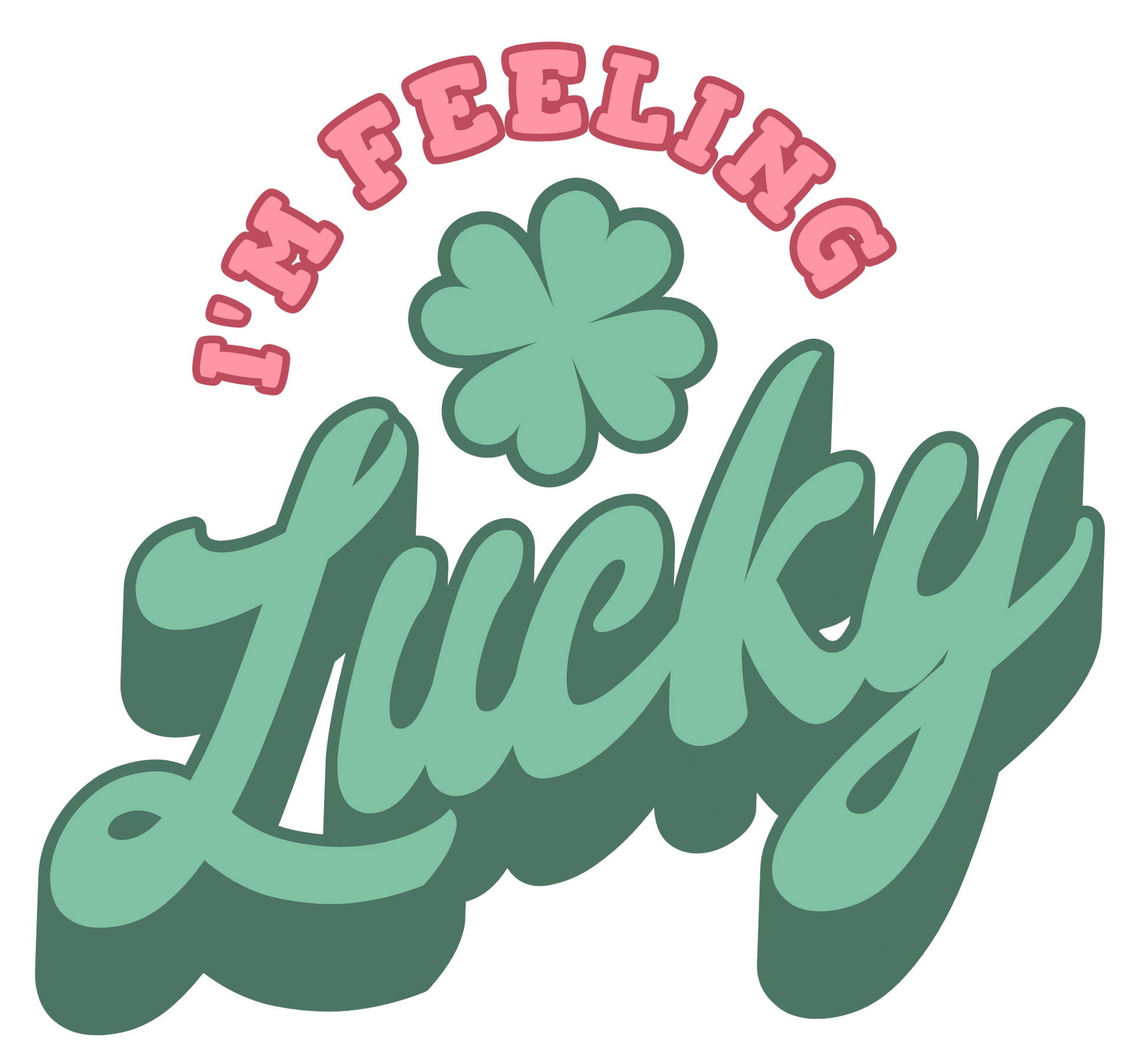 I'm Feeling Lucky St. Patrick's Day Graphic Tee - Lucky Clover Threads