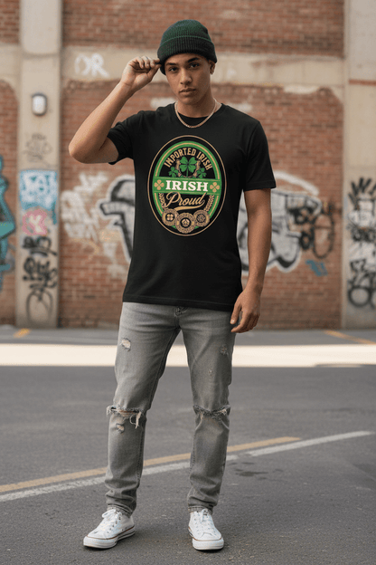 Irish Proud St. Patrick's Day Graphic Tee - Lucky Clover Threads