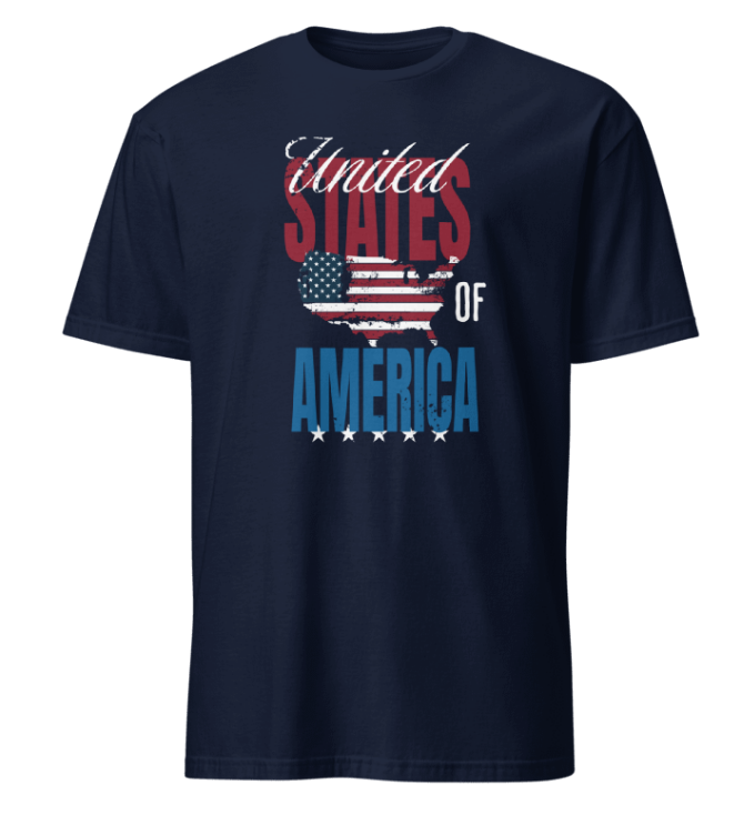 united states of america graphic tee
