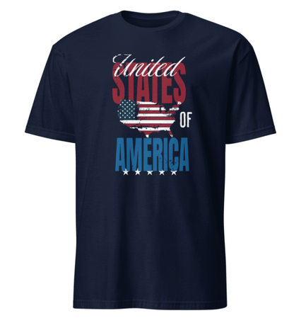 united states of america graphic tee