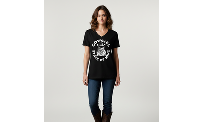 cowgirl state of mind t shirt western graphic tee