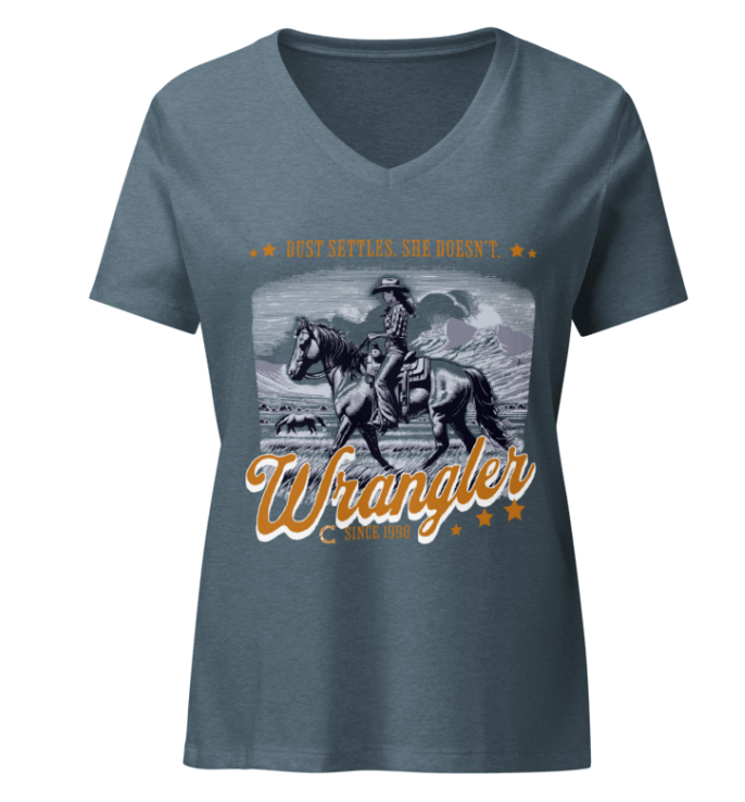 dust settles she doesn't cowgirl tee edgy western graphic shirt